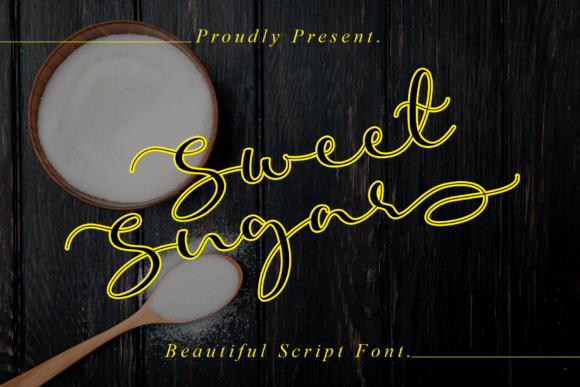 Sweet Sugar Font Poster 1
