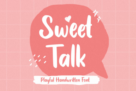 Sweet Talk Font Poster 1