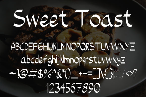Sweet Toast Font Poster 5