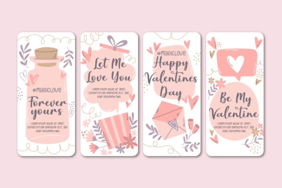 Sweet Valentine Font Poster 3
