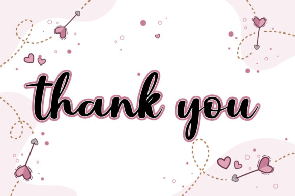 Sweet Valentine Font Poster 5