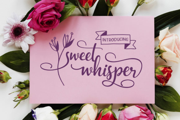 Sweet Whisper Font Poster 1