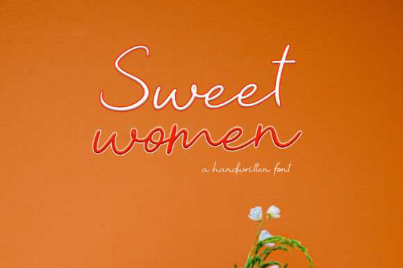 Sweet Women Font Poster 1