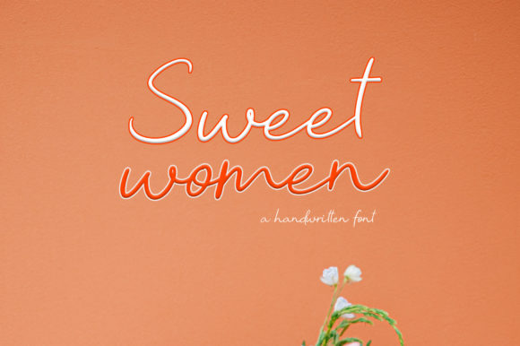 Sweet Women Font Poster 5