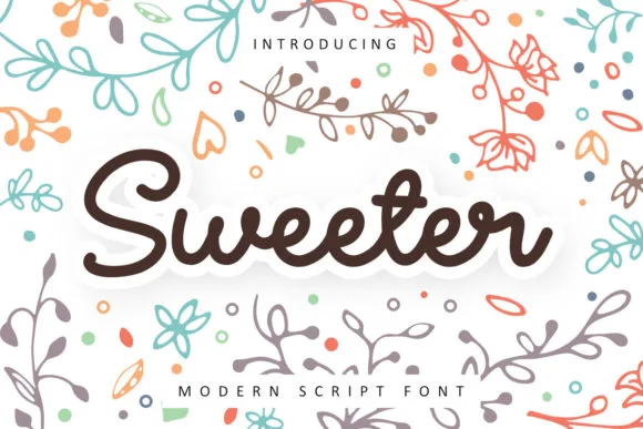 Sweeter Font Sweeter Font Poster 1