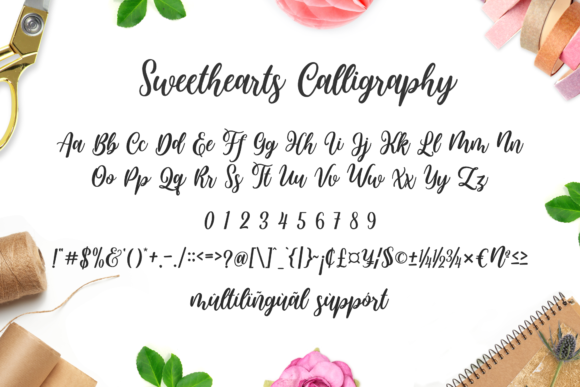 Sweethearts Font Poster 2