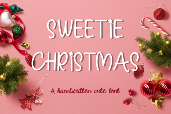 Sweetie Christmas Font Sweetie Christmas Font Poster 1