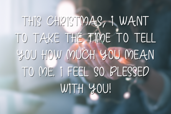 Sweetie Christmas Font Poster 6