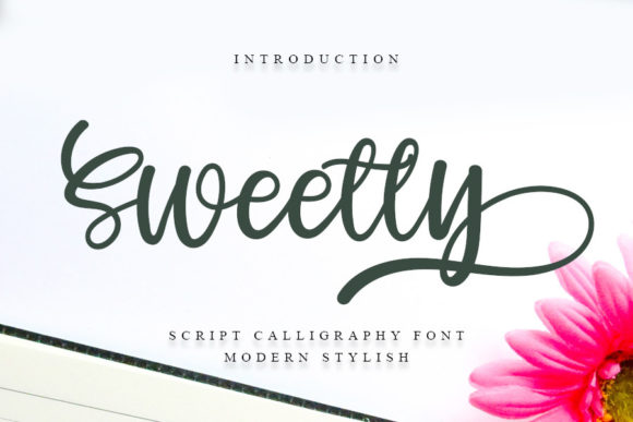Sweetly Font Poster 1