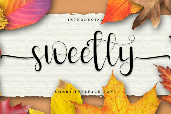 Sweetly Font Poster 1