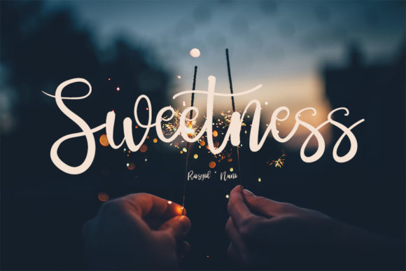 Sweetness Font Poster 1