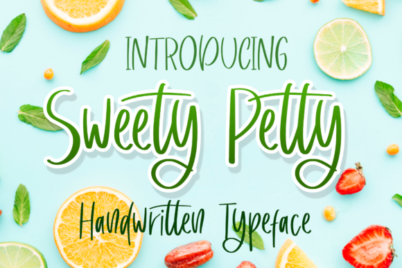 Sweety Petty Font Poster 1