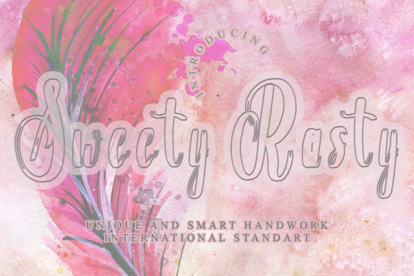 Sweety Rasty Font Poster 1