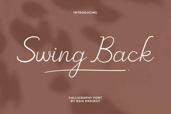 Swing Back Font