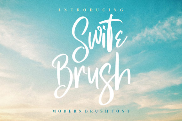 Swite Brush Font Poster 1