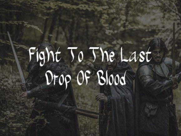 Sword Knights Font Poster 3