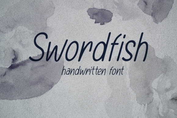 Swordfish Font Poster 1