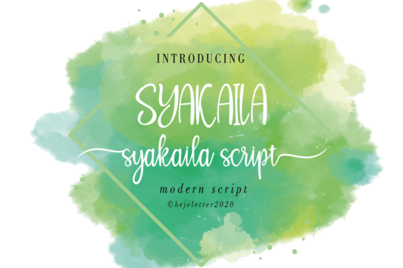 Syakaila  Font