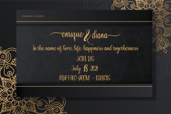 Syakaila  Font Poster 2