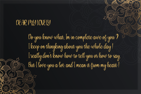 Syakaila  Font Poster 4