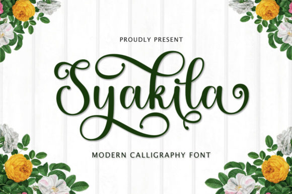 Syakila Font Poster 1