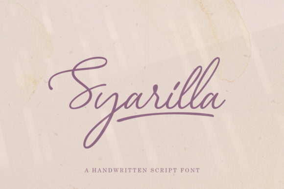 Syarilla Font Poster 1