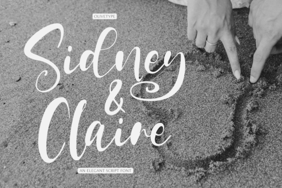 Sydney & Claire Font Poster 1