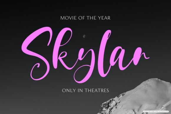 Sydney & Claire Font Poster 3