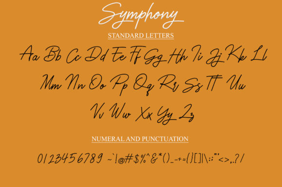 Symphony Font Poster 6