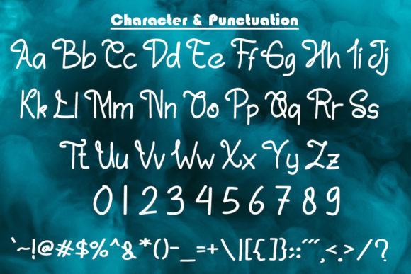 Tabitha Valerie Font Poster 5