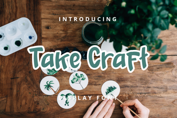 Take Craft Font Poster 1