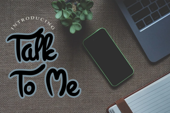 Talk to Me Font Poster 1