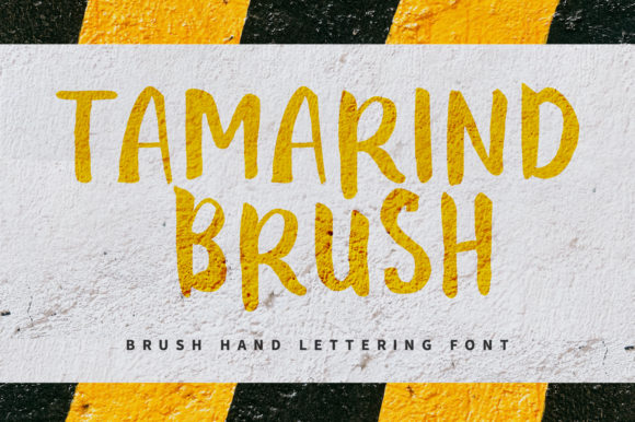 Tamarind Brush Font