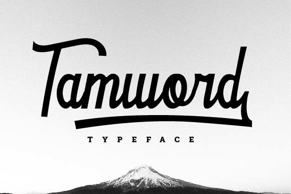 Tamword Font Poster 1