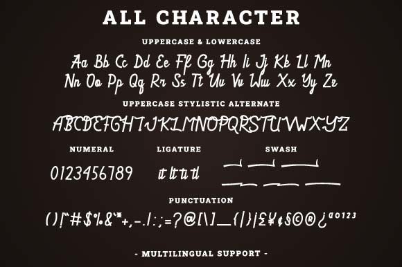 Tamword Font Poster 6