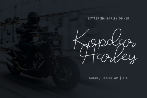 Tanda Tangan Font Poster 3