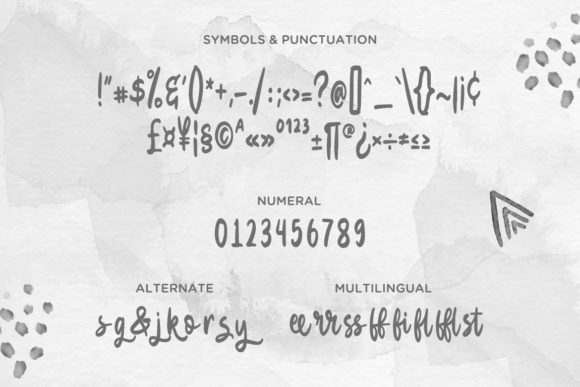 Tangisan Font Poster 3