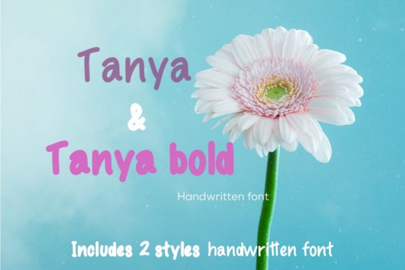 Tanya Font Poster 1