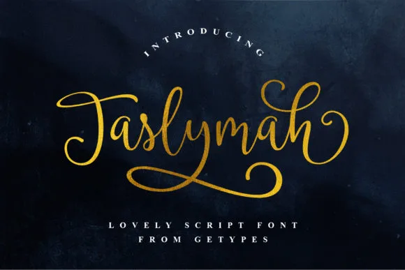 Taslymah Font Poster 1