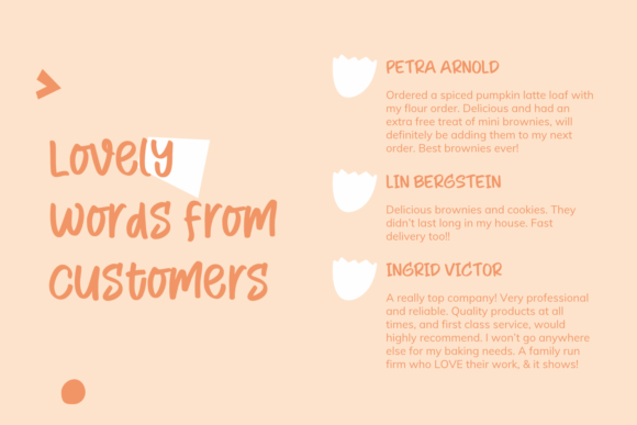Tasty Brownies Font Poster 6
