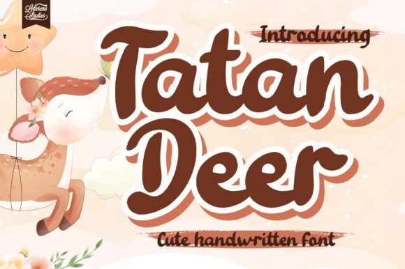 Tatan Deer Font Poster 1