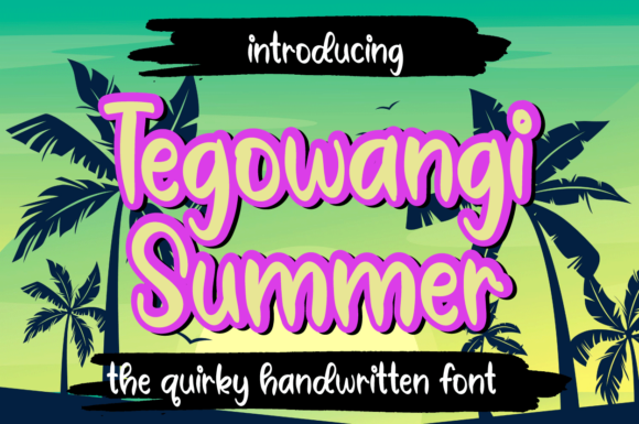 Tegowangi Summer Font Tegowangi Summer Font Poster 1
