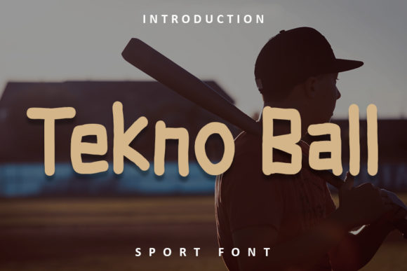 Tekno Ball Font Poster 1