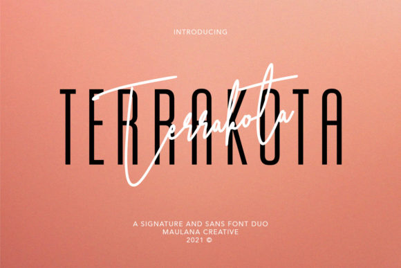 Terrakota Font Poster 1