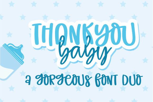 Thank You Baby Font
