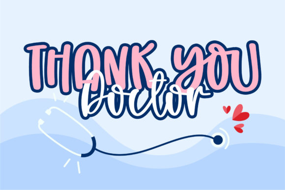 Thank You Baby Font Poster 4