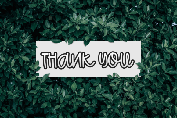 Thank You Father Font Poster 6