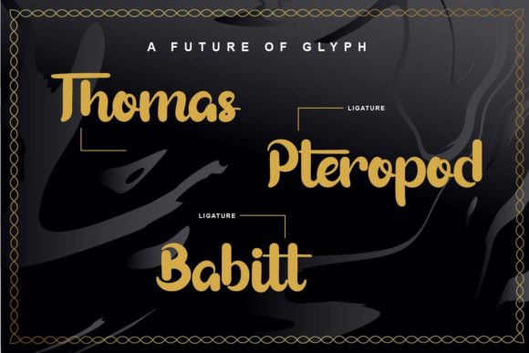 Thanklett Font Poster 7