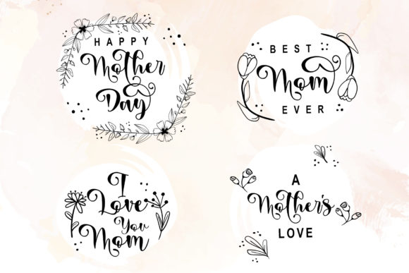 Thankmom Font Poster 2