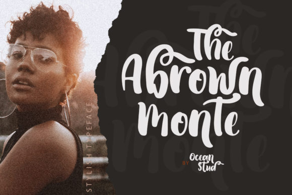 The Abrown Monte Font Poster 1